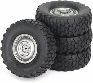 for WPL for C14 C24 C34 B14 B24 LDRC P06 RC Car Upgrade Parts Accessories 4pcs 72mm Soft Tire Wheel RC Upgrade Accessories