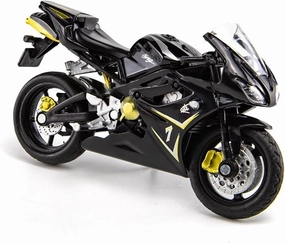 for Triumph 1:18 Scale 675 Alloy Scooter Sports Bike Statue Die Cast Kids Toy Motorcycle Vehicle Racing Model Replica Boy Gift Motorcycle Model(Black)