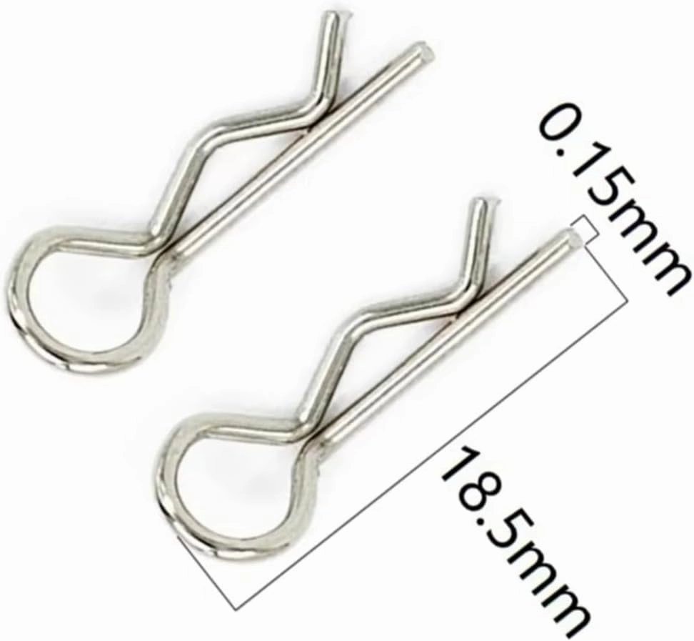 for Wltoys for MJX for Hyper Go 1/12 1/14 1/16 Prevent Loss Body Clips with Flexible Rubber Retainer RC Car Upgrade Parts Accessories RC Upgrade Parts(4pcs)