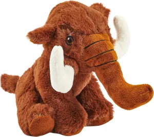 Forest & Twelfth Earth Safe 6" Mammoth Stuffed Animal Safari Animals Plush, Eco-Friendly Stuffed Animals for Babies, Kids, Soft Toys Made from 100% Recycled Plastic (6" Mammoth)