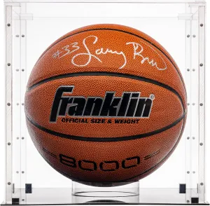 Franklin Sports Display Case – Memorabilia – UV Protected – Sport Collectibles - Baseball - Batting Gloves - Basketball - Soccer Ball - Football