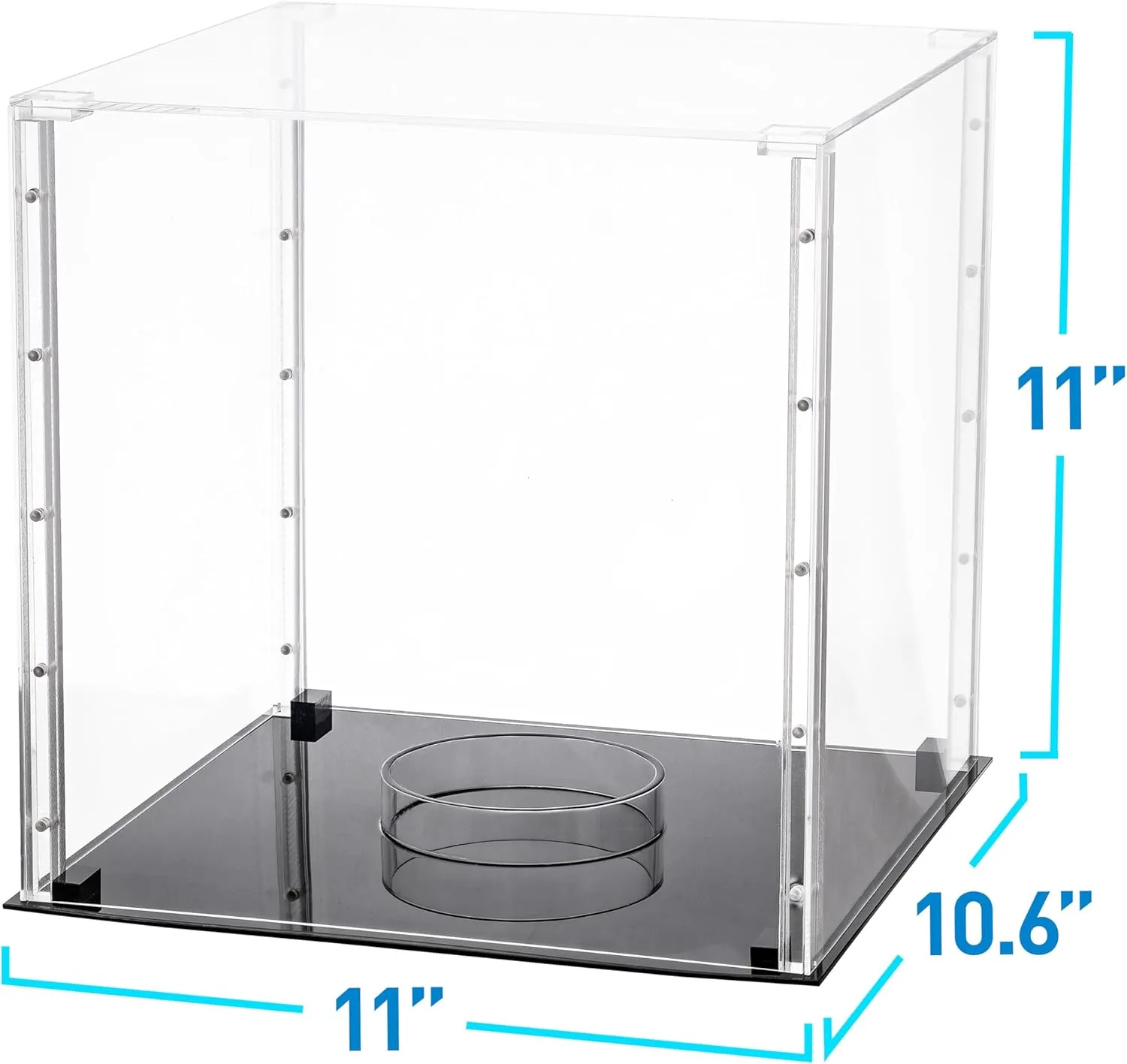 Franklin Sports Display Case – Memorabilia – UV Protected – Sport Collectibles - Baseball - Batting Gloves - Basketball - Soccer Ball - Football