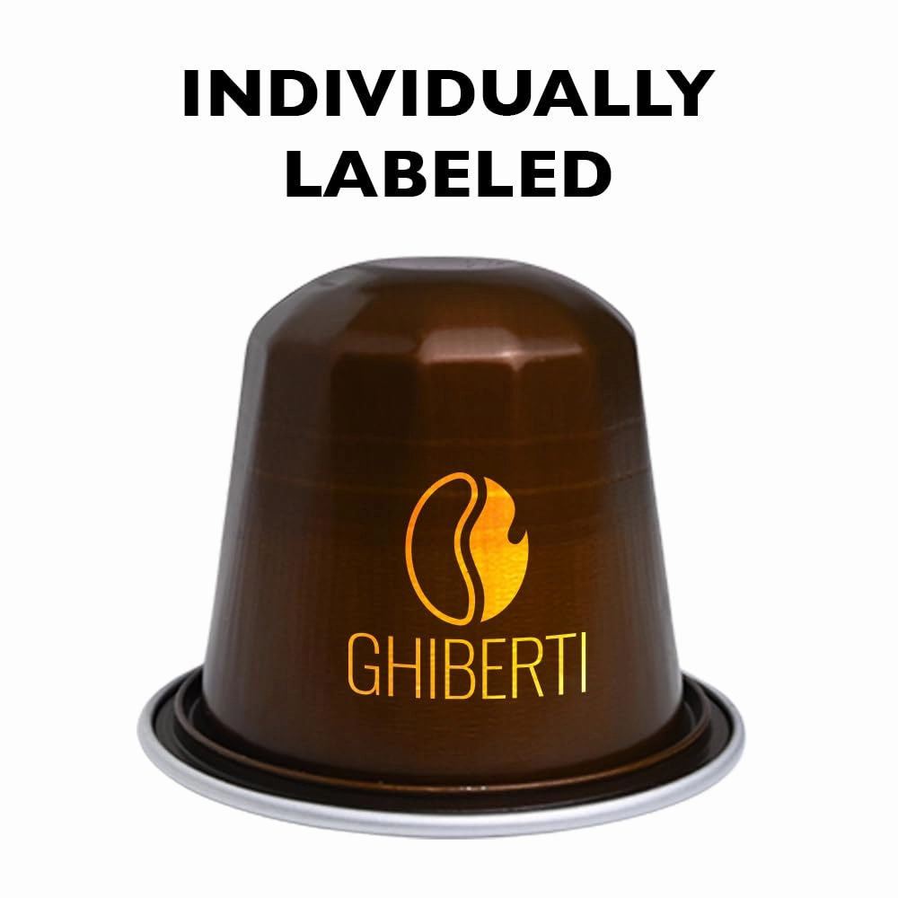 Fresh Roasted Coffee Espresso Pods for Nespresso OriginalLine, Italian Craft Espresso Variety, 120 Recyclable Aluminum Capsules