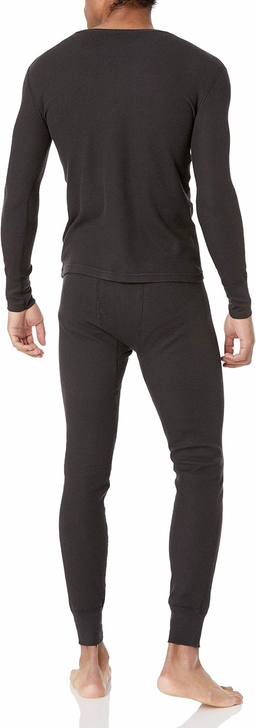 Fruit of the Loom Men's Recycled Waffle Thermal Underwear Set (Top and Bottom)