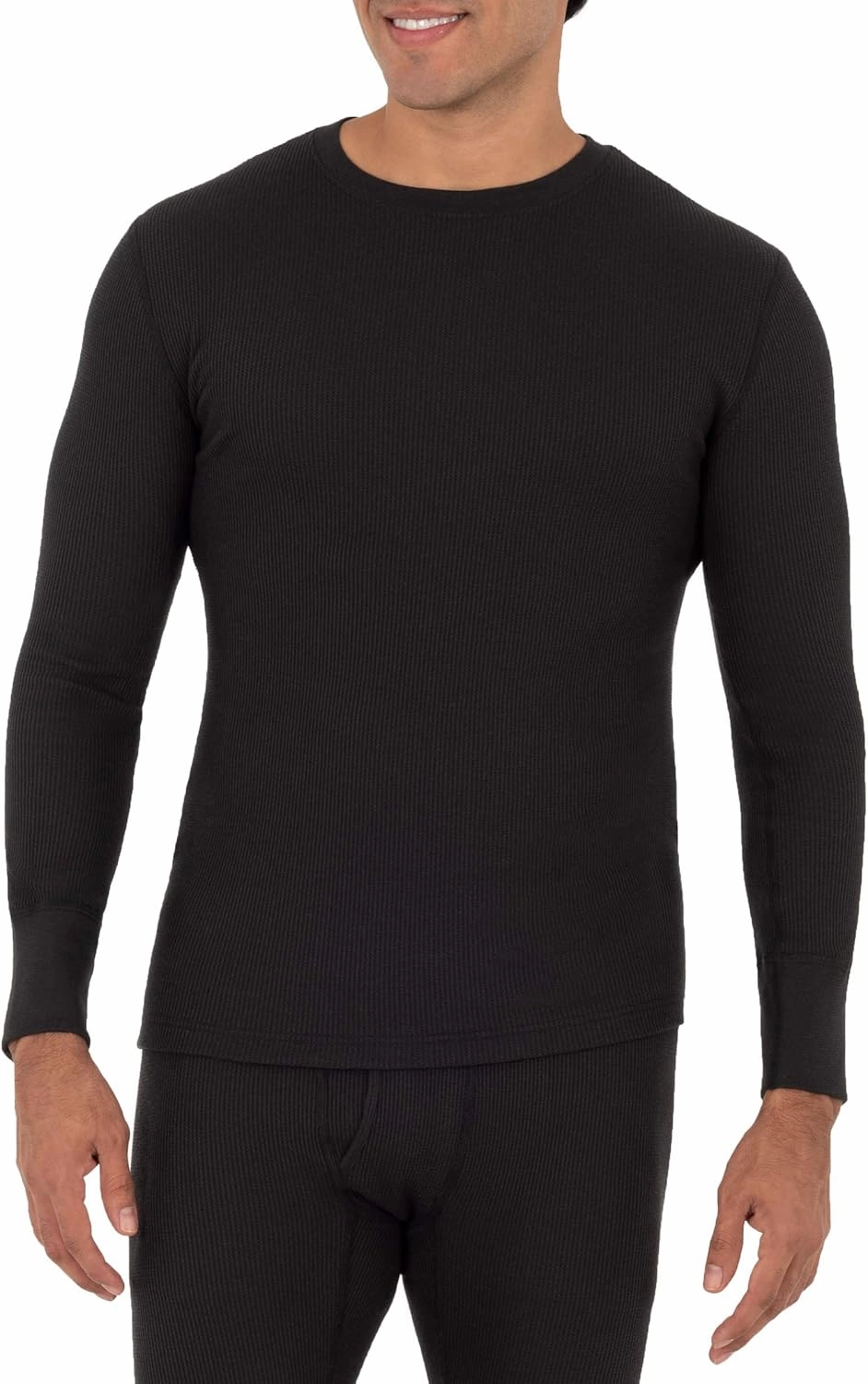 Fruit of the Loom Men's Recycled Waffle Thermal Underwear Set (Top and Bottom)