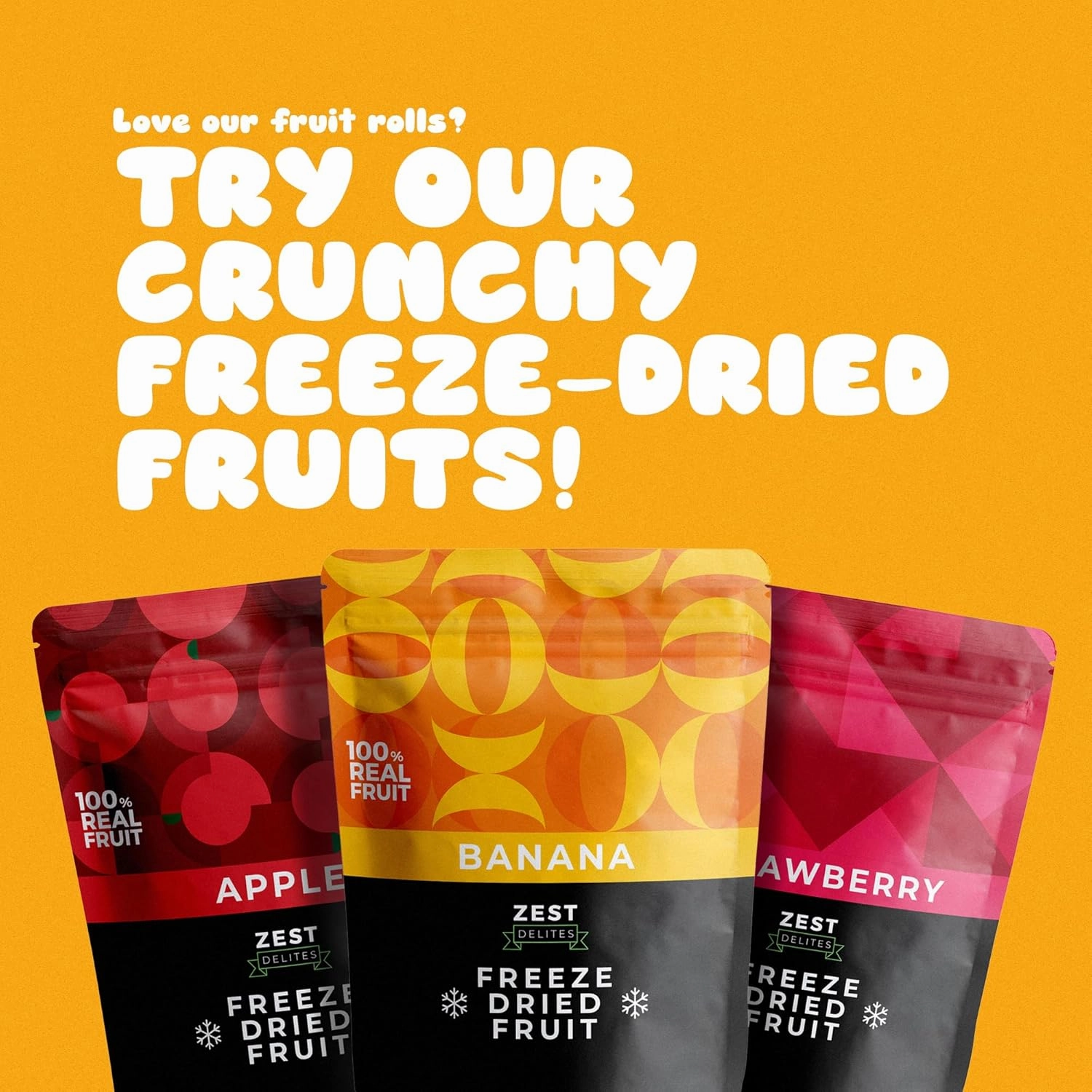 Fruit Rolls by Zest Delites, 100% Natural Healthy Fruit Snacks Bulk for Kids & Adults, Made from Real Raspberry Leather, Vegan, School Lunch Snack, A Twist on Raspberry Strips, 25 Packs