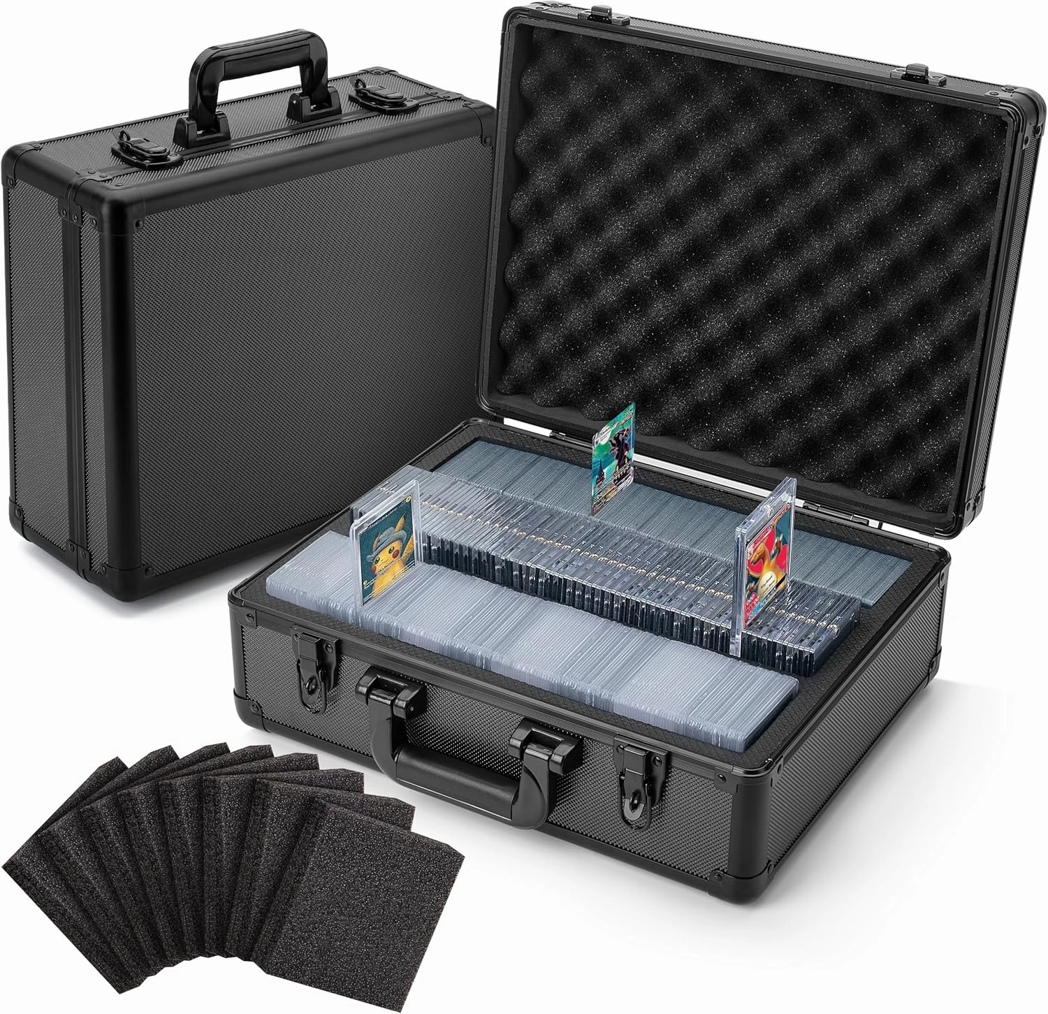FunGuys Toploader Storage Box, Sports Card Storage Case, Top Loader Card Storage, Top Loader Storage Boxes, Trading Card Case Holds 600  Card, One Touch Card Holder
