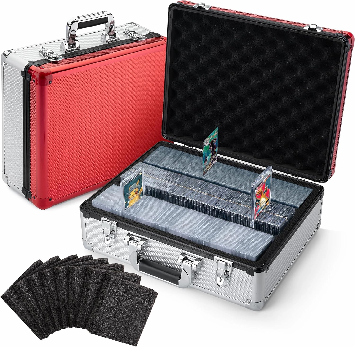 FunGuys Toploader Storage Box, Sports Card Storage Case, Top Loader Card Storage, Top Loader Storage Boxes, Trading Card Case Holds 600  Card, One Touch Card Holder