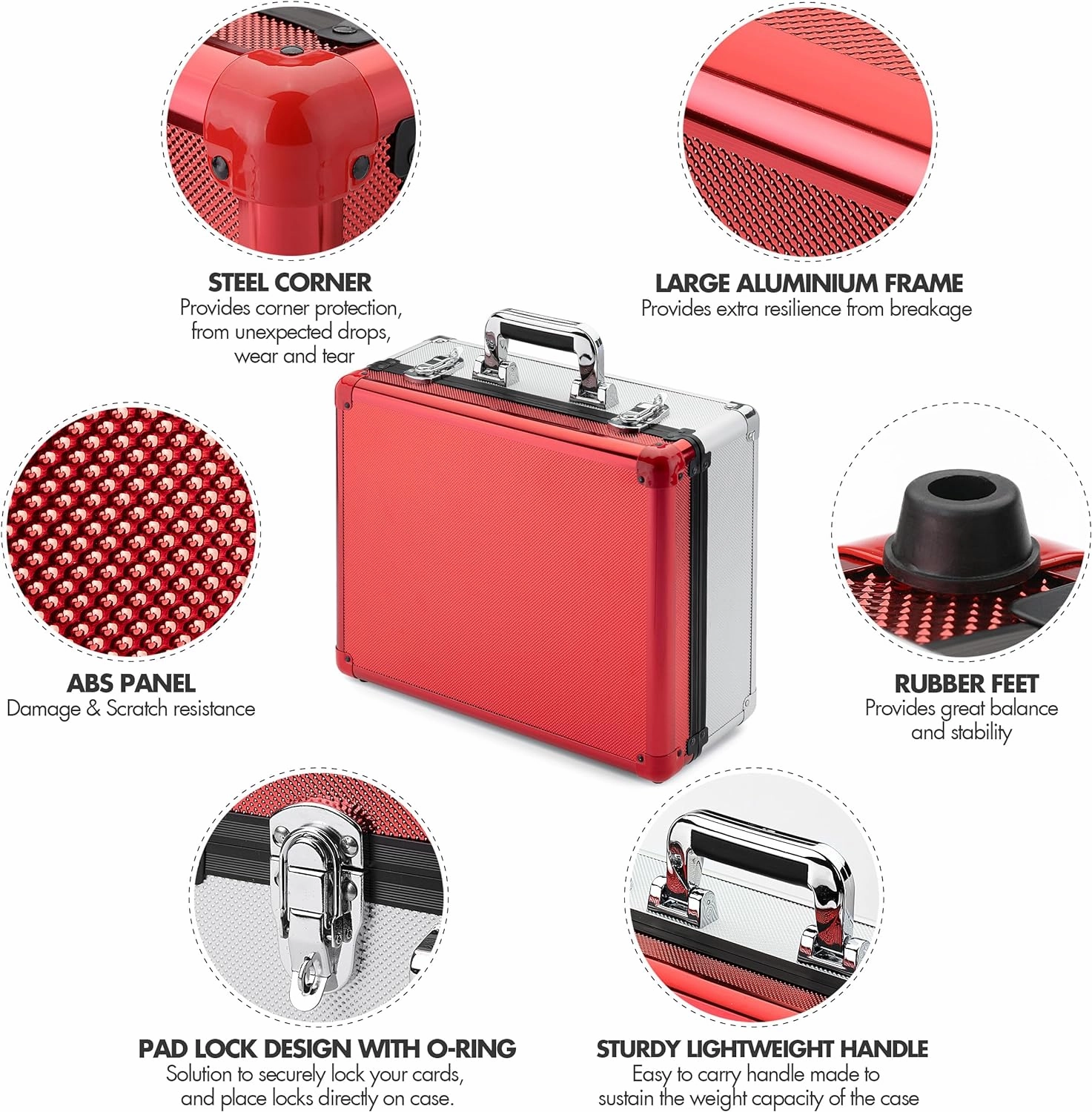 FunGuys Toploader Storage Box, Sports Card Storage Case, Top Loader Card Storage, Top Loader Storage Boxes, Trading Card Case Holds 600  Card, One Touch Card Holder