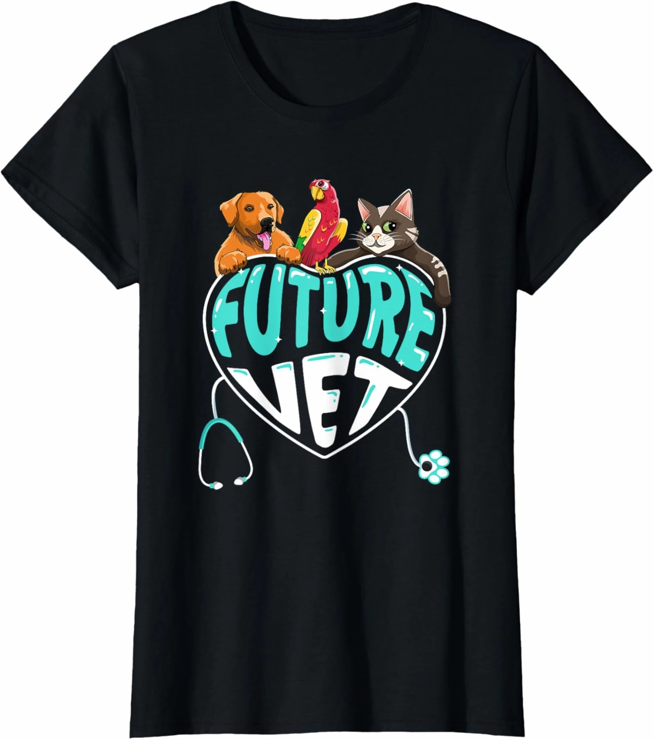 Future Vet - Cute Aspiring Veterinarian Student T-Shirt