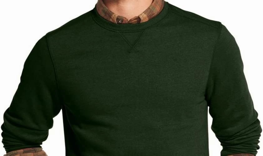 G.H. Bass & Co. Men's Mountain Long Sleeve Sueded Fleece Crewneck