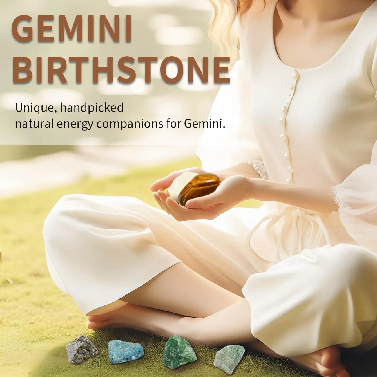 Gemini Gifts for Women, Crystals and Healing Stones, May/June Birthday Gifts for Women Who Have Everything/Teen Girls/Friends/Girlfriend