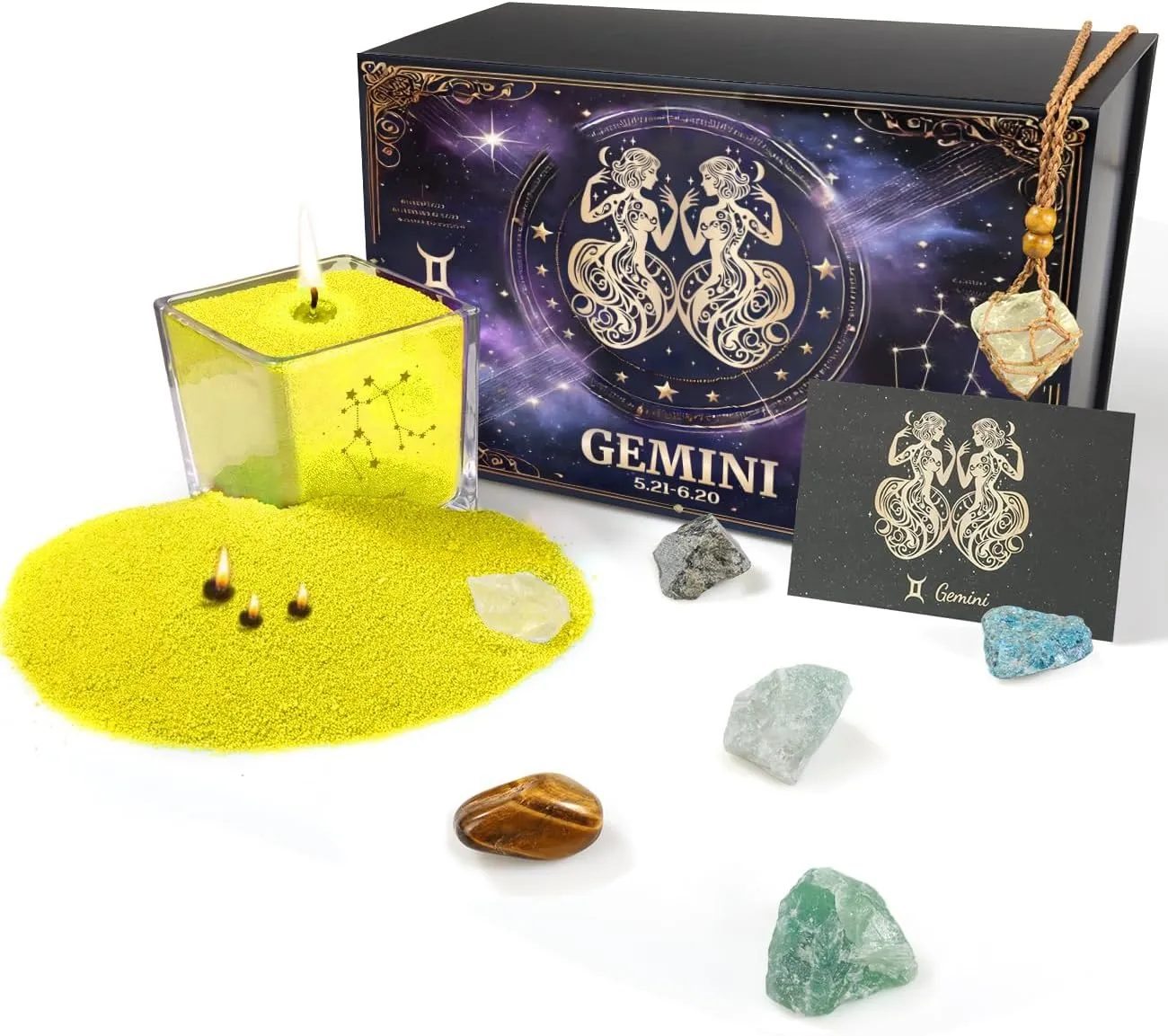 Gemini Gifts for Women, Crystals and Healing Stones, May/June Birthday Gifts for Women Who Have Everything/Teen Girls/Friends/Girlfriend