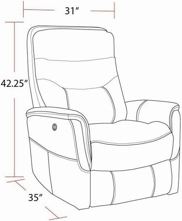Gemini - Flint Power Swivel Glider Recliner