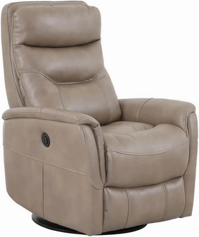 Gemini - Linen Power Swivel Glider Recliner