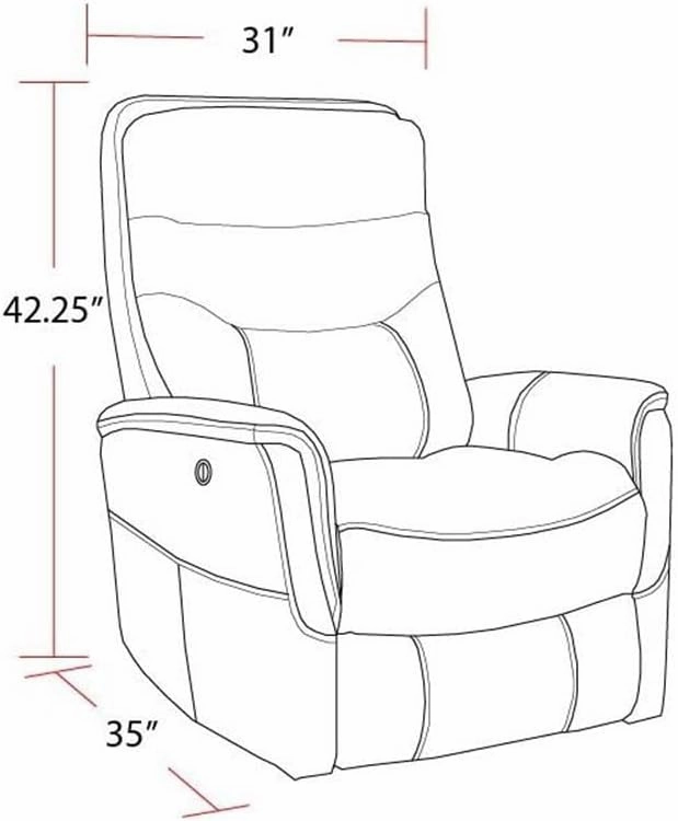 Gemini - Linen Power Swivel Glider Recliner