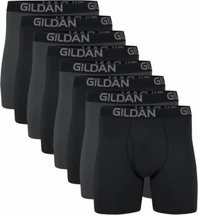 Gildan Men's Underwear Cotton Stretch Boxer Briefs, Multipack