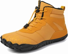 Glacia Barefoot Shoes Women Men, 2025 New Winter Warm Comfortable Non-Slip Barefoot Boots