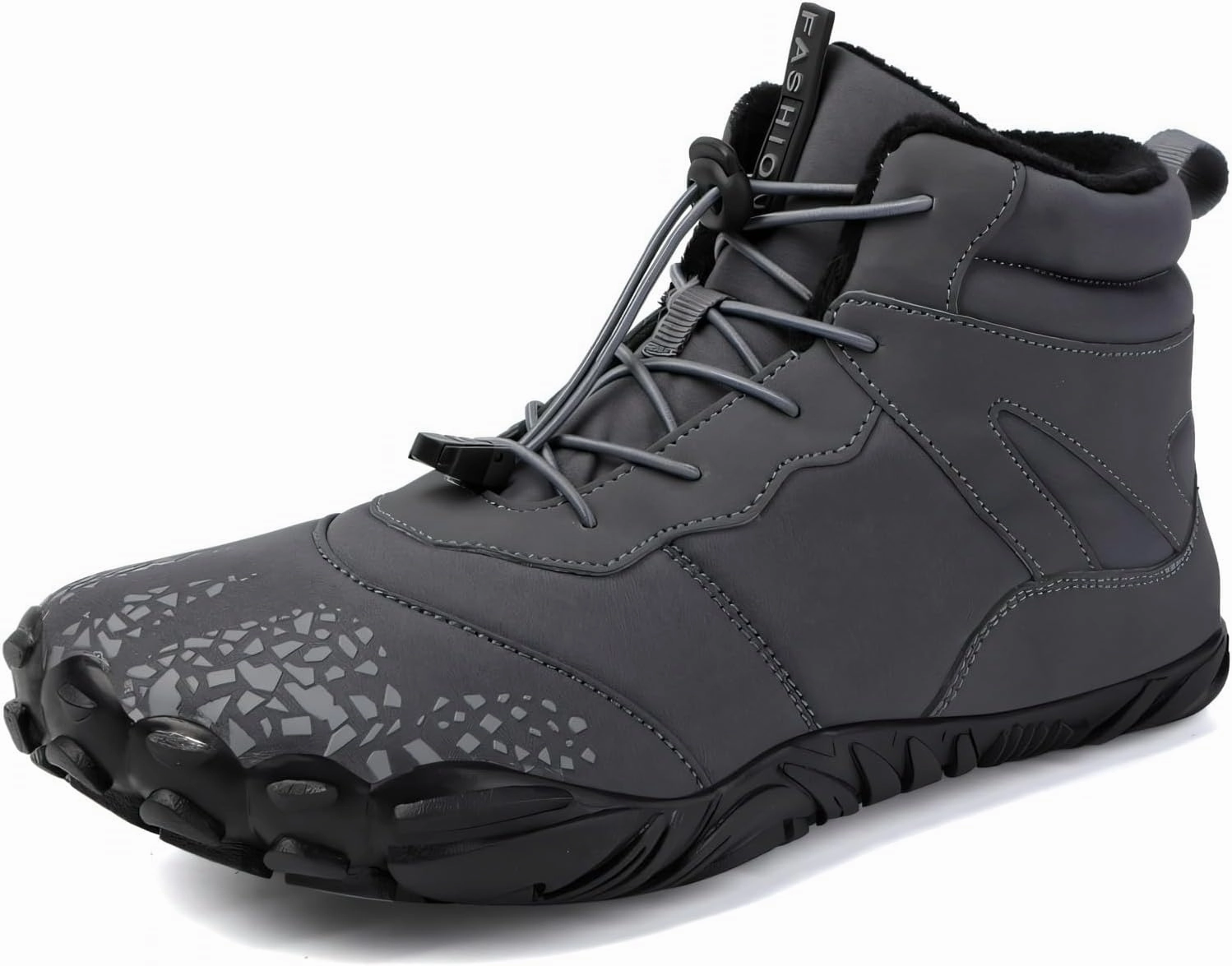 Glacia Barefoot Shoes Women Men, 2025 New Winter Warm Comfortable Non-Slip Barefoot Boots