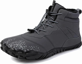 Glacia Barefoot Shoes Women Men, 2025 New Winter Warm Comfortable Non-Slip Barefoot Boots