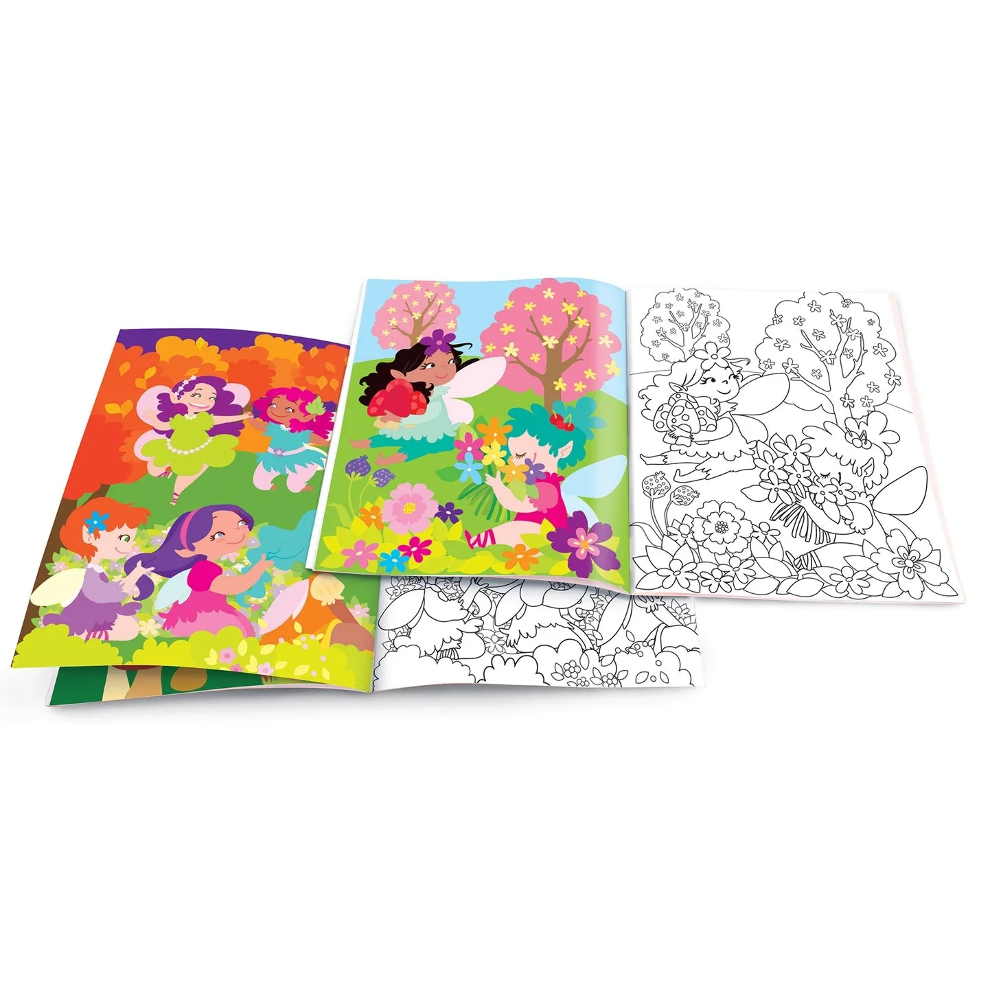 Glitter Fairy Dry Erase Coloring Gift Set