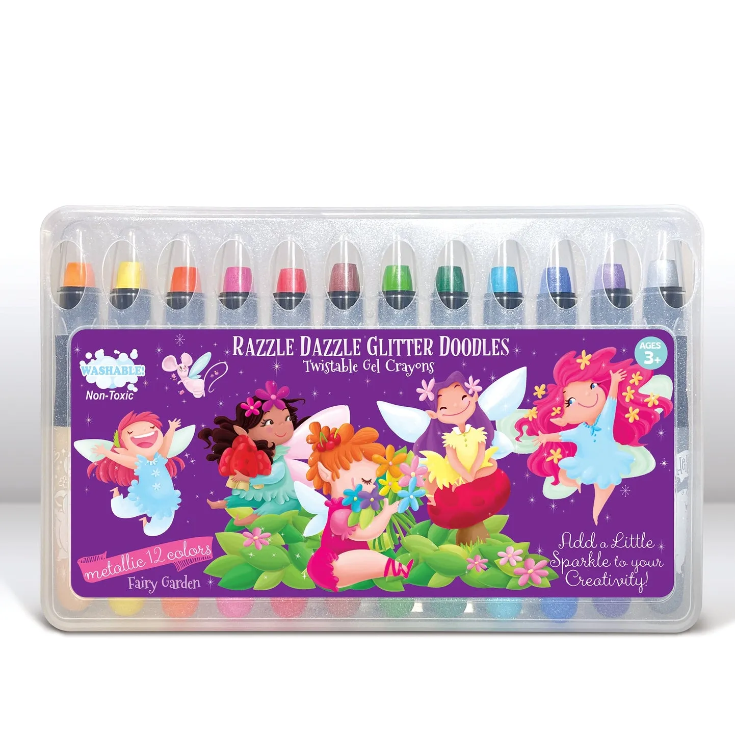 Glitter Fairy Dry Erase Coloring Gift Set