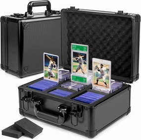 Graded Card Storage Box, Top Loaders Storage Case, Sports Trading Card Box, Cards Slab Case PSA MTG CSG BGS SGC One Touch Magnetic Card Holder, Collector Waterproof Carrying Boxes (Large)