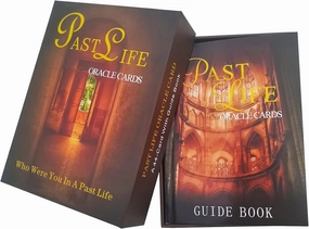 GZXINKE Past Life Oracle Cards with Guidebook, 44 Tarot Deck, Love, Life Purpose Divination Cards