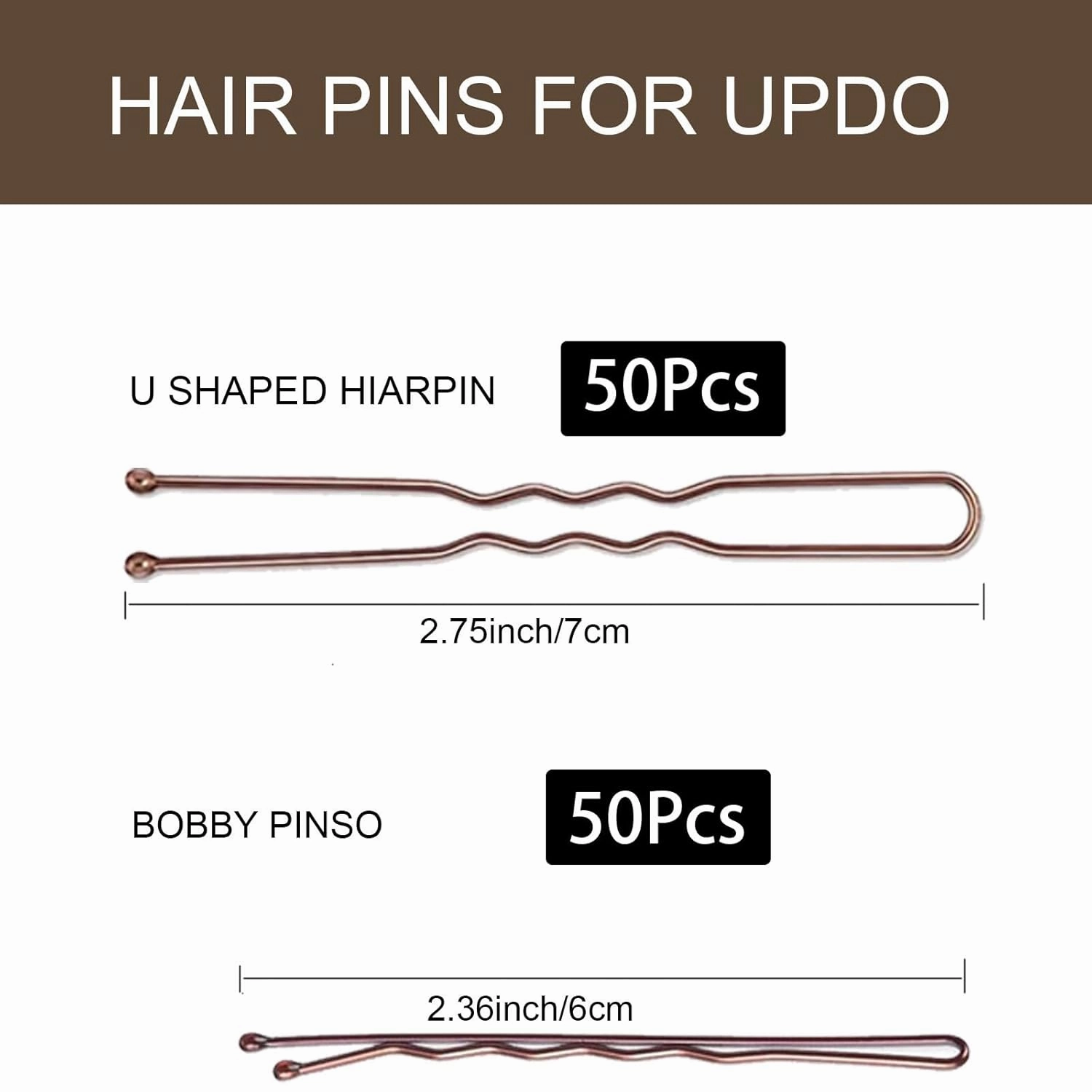 Hair Sponge for Updos with 100pcs Hairpins, Hair Filler for Updo, Volume and Bun Maker Tool, Hair Bumps for Volume Insert, Tan Brown Hair Filler&Padding for Updo (Light brown)