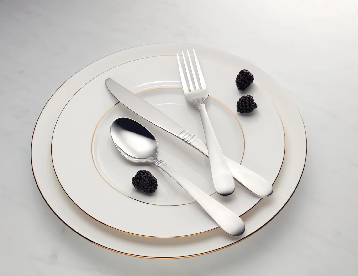 Hampton Forge Brookdale Satin 20 Pc Flatware Set, 20PC FW, STAINLESS