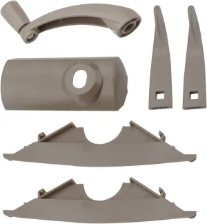 Hardware Packs for Andersen Perma-Shield Casement Windows, Classic E-Z Casement Window Parts, Casement Window Crank kit - 1999 to Present (6 Pcs)