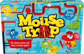Hasbro Gaming Mouse Trap Kids Board Game, Family Board Games for Kids, Easier Set-Up Than Previous Versions, Kids Games for 2-4 Players, Kids Gifts, Ages 6 and Up
