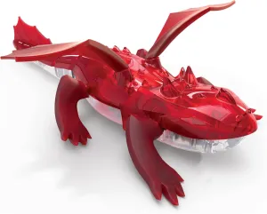 HEXBUG Remote Control Dragon Robot Toy, Rechargeable Dragon Figure STEM Toy for Kids Ages 8 & Up, Red