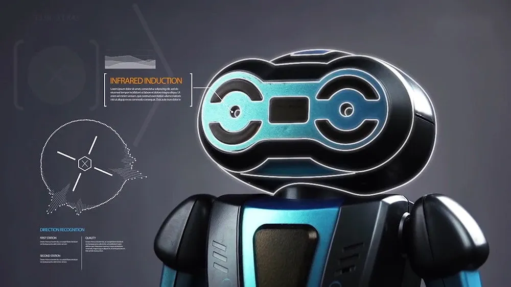 HG 2.4G Auto Balance RC Stunt Robot