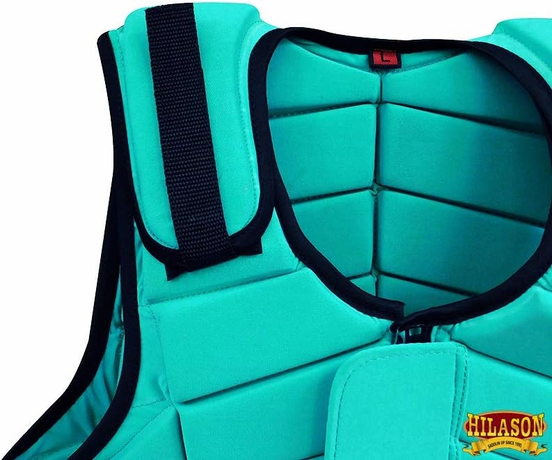 HILASON Adult Safety Equestrian Eventing Protective Protection Vest ‎Kelly Green | Horse Riding Protective Vest | Unisex Vest