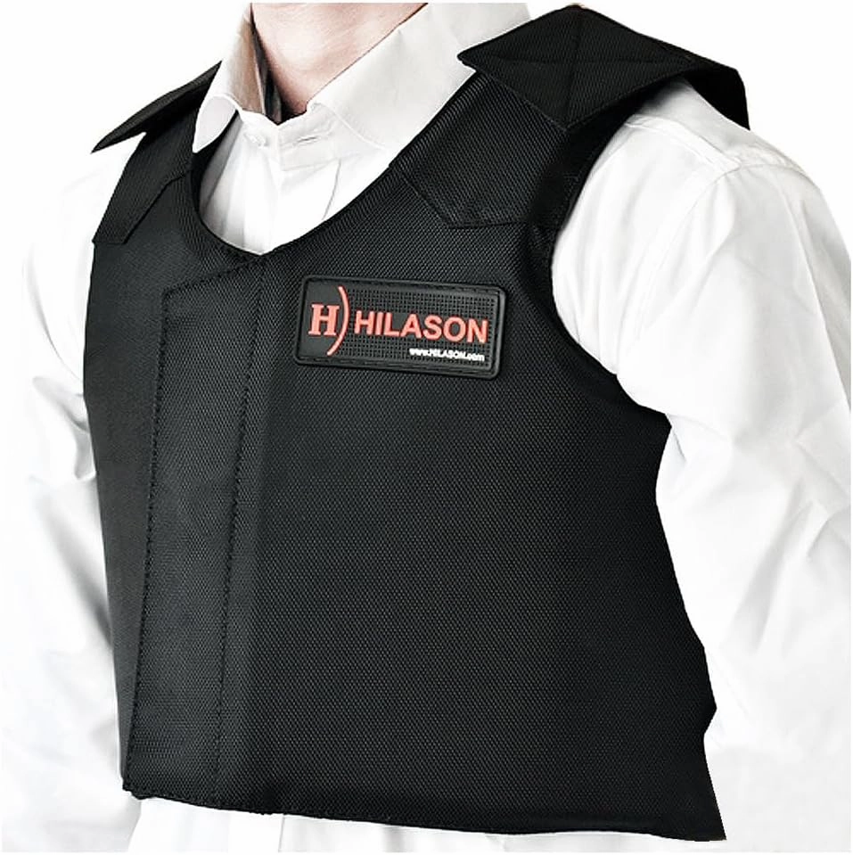 HILASON Bull Riding Vest Kids Junior Youth Black Bull Pro Rodeo Cordura
