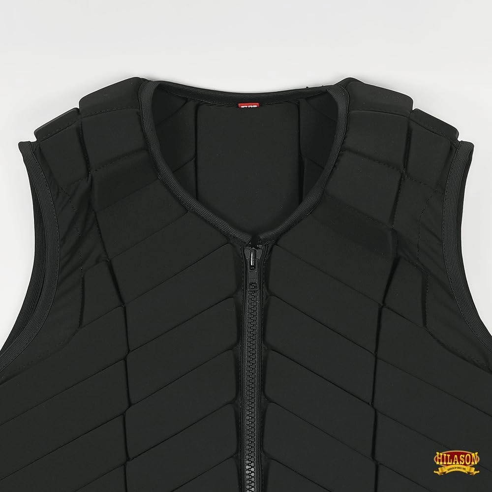 HILASON Horse Riding Rodeo Safety Vest Protective Adult Eventing | Horse Riding Protective Vest | Unisex Vest | Rodeo Vest