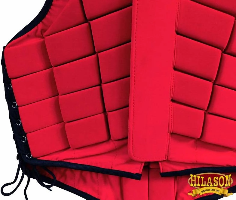 HILASON Western Adult Safety Equestrian Eventing Protective Protection Vest | Horse Riding Protective Vest | Unisex Vest