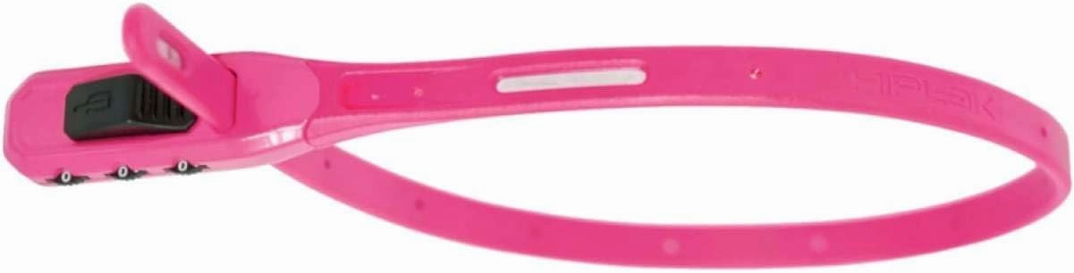 HIPLOK Z Lok Single Zip Combo Lock, Pink (ZCOM1PK)