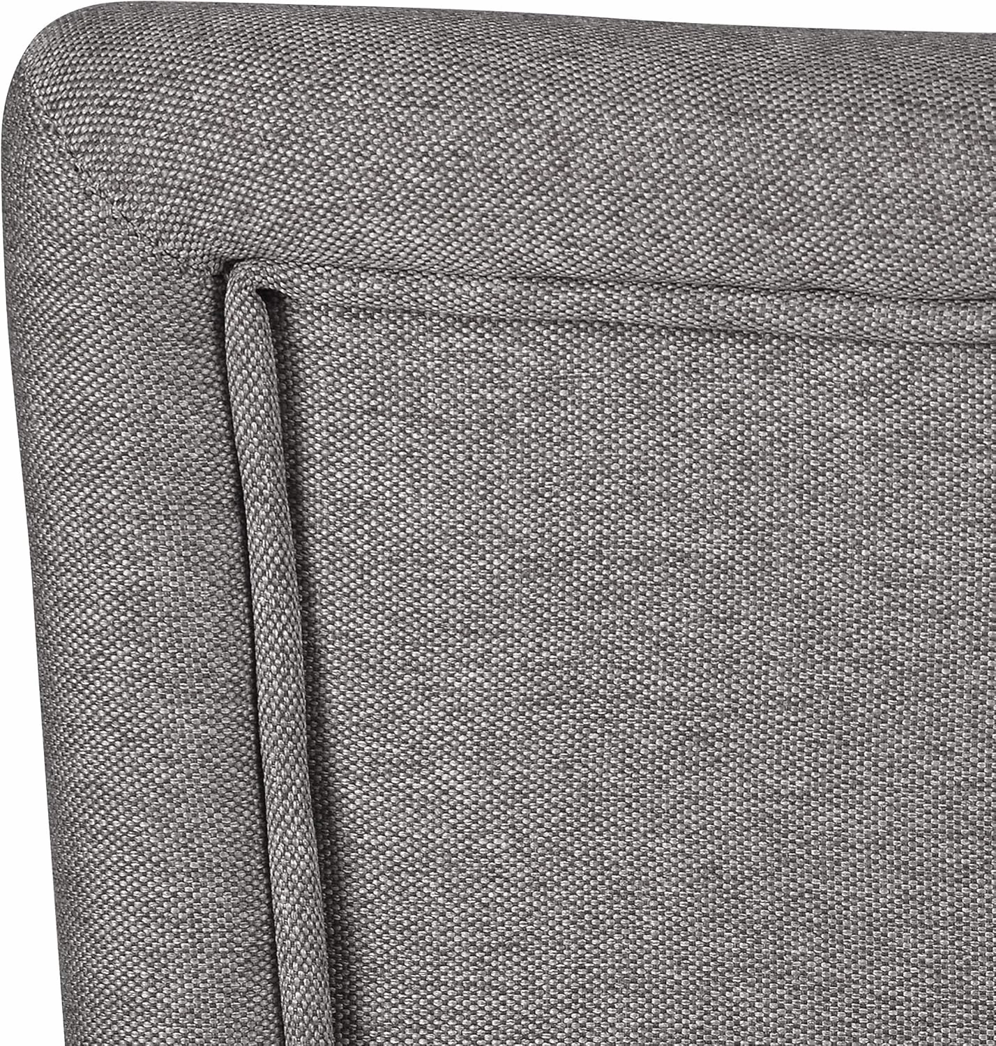 HomePop Parsons Classic Upholstered Accent Dining Chair, Single Pack, Gray