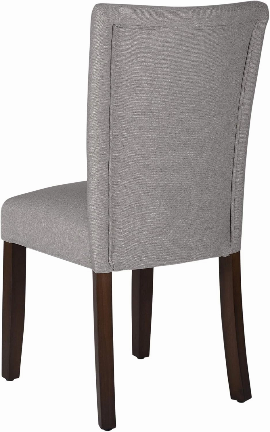 HomePop Parsons Classic Upholstered Accent Dining Chair, Single Pack, Gray