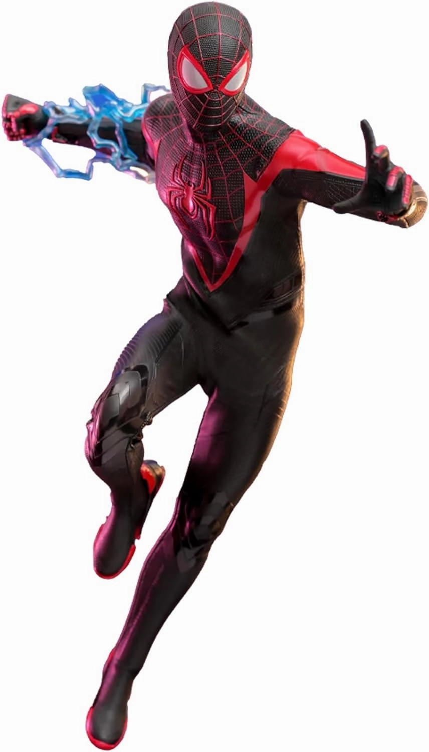 Hot Toys Miles Morales Upgraded Suit Spider-Man 2 VGM55 1/6 Scale Exclusive, Black