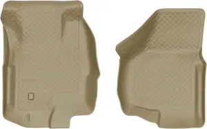 Husky Liners — Classic Style Floor Liners | Fits 2000 - 2005 Ford Excursion, Front Liners - Tan, 2 pcs. | 33903