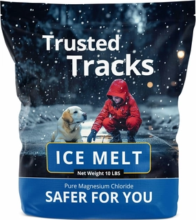 Ice Melt, Pet Safe Ice Melt, 10 LBS Premium Snow Melter, Pure Magnesium Chloride, Safer for Pets, Concrete, Effective to -35 F, 10 lb