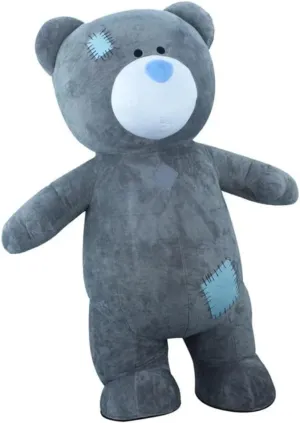Inflatable 2m Teddy Bear Mascot Costume Without Battery Multicolor