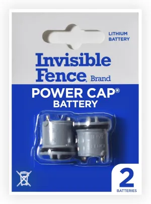 Invisible Fence Power Cap Battery; Battery for (2-Pack) Electric Collar Batteries for Dog Collars Original Brand Product, Dog Collar