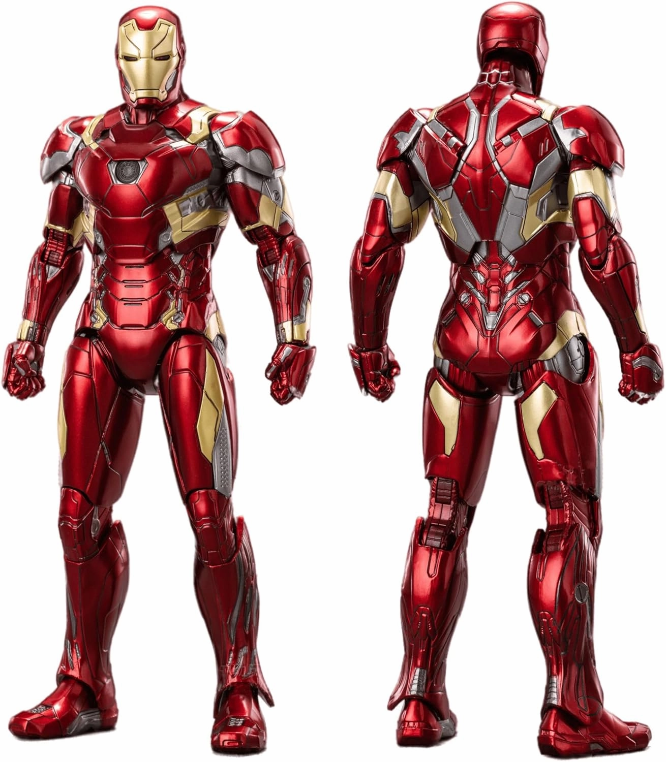 Ironman MK46 Action Figures-7 inch All Joints Movable Collectable Toys-Full Metal Painting with Lots of Accessories Stark Model(1/10 Scale)