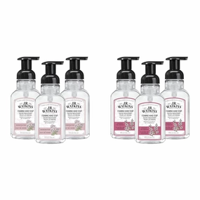 J.R. Watkins Foaming Hand Soap with Pump Dispenser, Moisturizing Foam Hand Wash, All Natural & Foaming Hand Soap Pump with Dispenser, Moisturizing All Natural Foam, Alcohol-Free