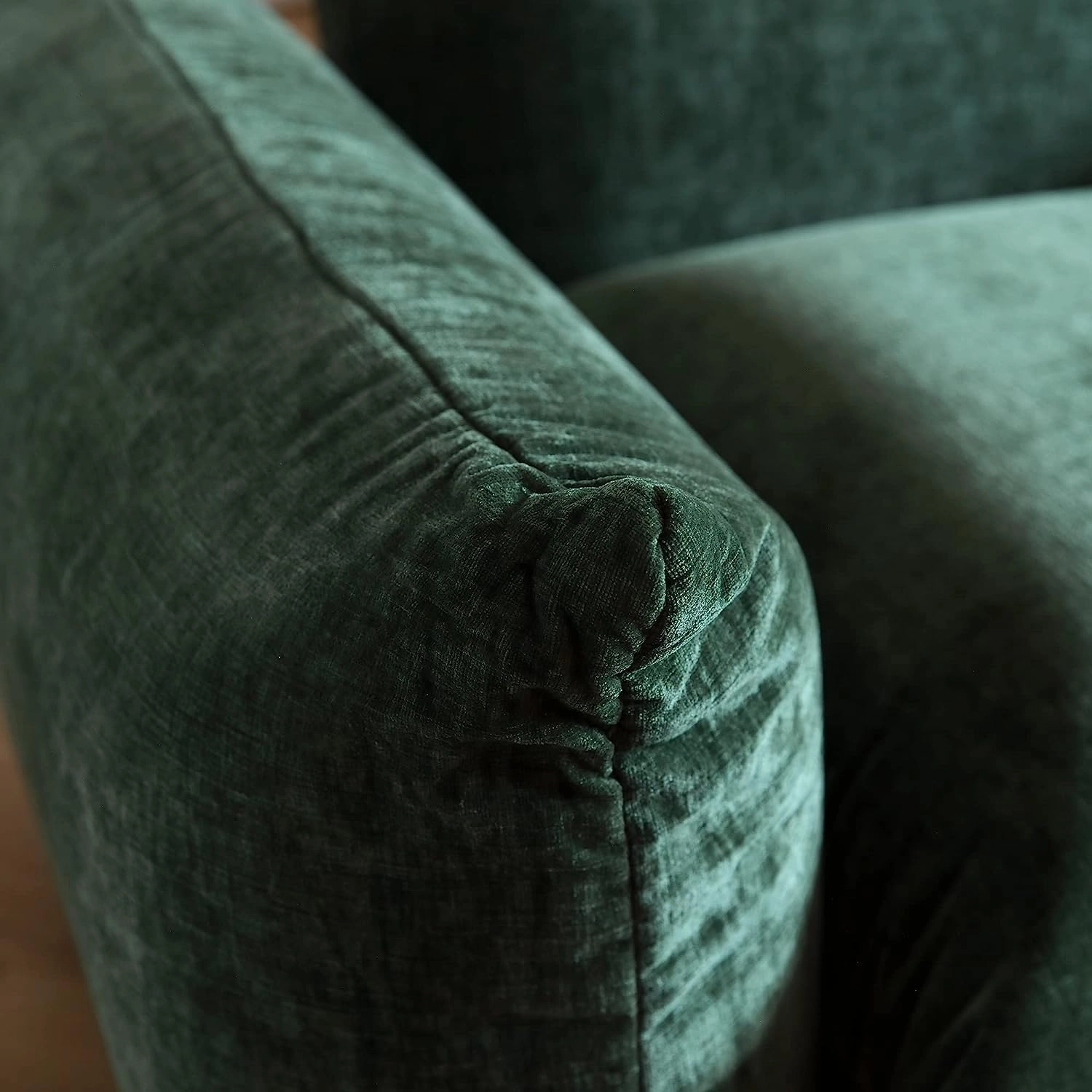 JACH Modern Love Seat Couch, Chenille Couch Deep Love Seat Couches with Thick Cushion, 77" Plush Sofas Furniture for Small Spaces Living Room Bedroom Office Apartment, Green