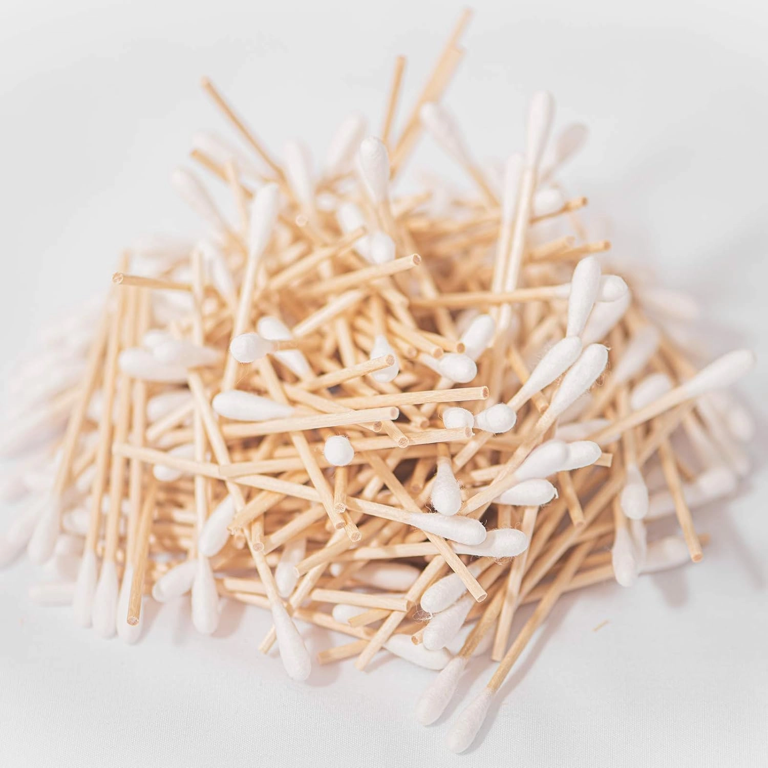 JMU Medical Cotton Swabs, 10000 Pcs Cotton Tipped Applicators 3 Inch, Non-sterile Natural Cotton, 10 Box